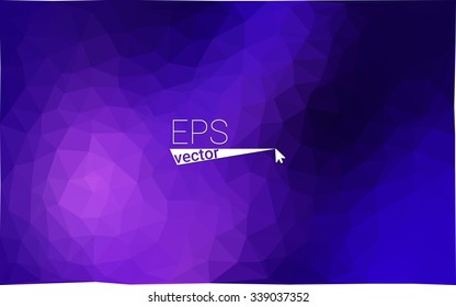 multicolor dark pink, blue geometric rumpled triangular low poly origami style gradient illustration graphic background. Vector polygonal design for your business.