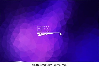 multicolor dark pink, blue geometric rumpled triangular low poly origami style gradient illustration graphic background. Vector polygonal design for your business.