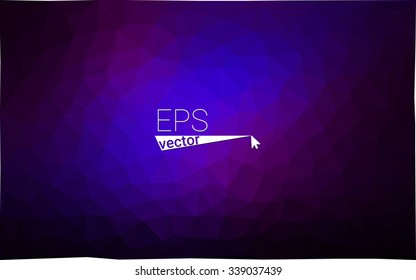 multicolor dark pink, blue geometric rumpled triangular low poly origami style gradient illustration graphic background. Vector polygonal design for your business.