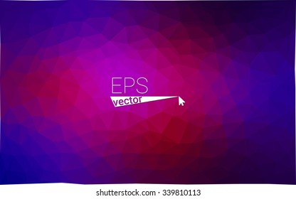 multicolor dark pink, blue geometric rumpled triangular low poly origami style gradient illustration graphic background. Vector polygonal design for your business.