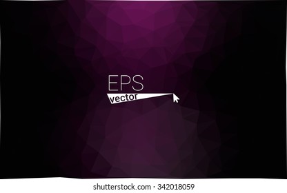 multicolor dark pink, blue geometric rumpled triangular low poly origami style gradient illustration graphic background. Vector polygonal design for your business.