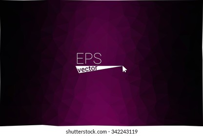 multicolor dark pink, blue geometric rumpled triangular low poly origami style gradient illustration graphic background. Vector polygonal design for your business.