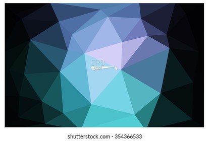 multicolor dark pink, blue geometric rumpled triangular low poly origami style gradient illustration graphic background. Vector polygonal design for your business.