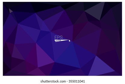 multicolor dark pink, blue geometric rumpled triangular low poly origami style gradient illustration graphic background. Vector polygonal design for your business.