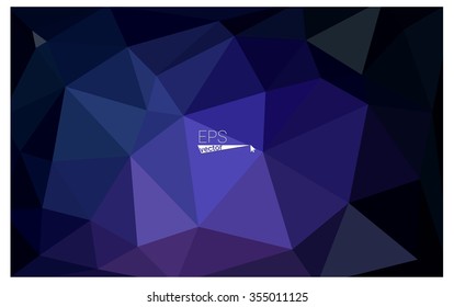 multicolor dark pink, blue geometric rumpled triangular low poly origami style gradient illustration graphic background. Vector polygonal design for your business.