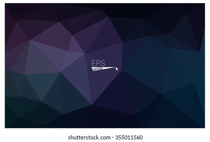 multicolor dark pink, blue geometric rumpled triangular low poly origami style gradient illustration graphic background. Vector polygonal design for your business.