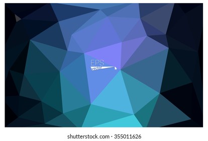 multicolor dark pink, blue geometric rumpled triangular low poly origami style gradient illustration graphic background. Vector polygonal design for your business.