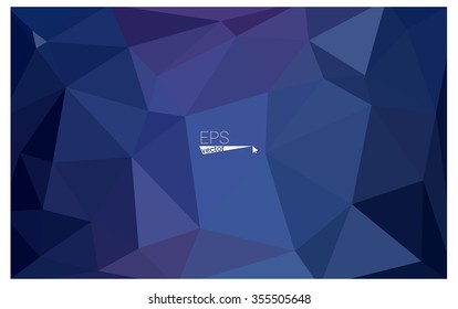 multicolor dark pink, blue geometric rumpled triangular low poly origami style gradient illustration graphic background. Vector polygonal design for your business.