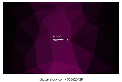 multicolor dark pink, blue geometric rumpled triangular low poly origami style gradient illustration graphic background. Vector polygonal design for your business.
