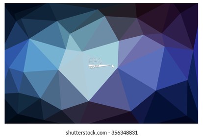 multicolor dark pink, blue geometric rumpled triangular low poly origami style gradient illustration graphic background. Vector polygonal design for your business.