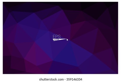 multicolor dark pink, blue geometric rumpled triangular low poly origami style gradient illustration graphic background. Vector polygonal design for your business.