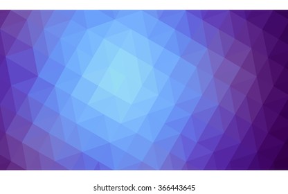 Multicolor dark pink, blue polygonal illustration, which consist of triangles. Geometric background in Origami style with gradient. Triangular design for your business.