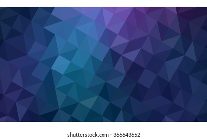 Multicolor dark pink, blue polygonal illustration, which consist of triangles. Geometric background in Origami style with gradient. Triangular design for your business.