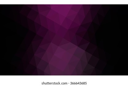 Multicolor dark pink, blue polygonal illustration, which consist of triangles. Geometric background in Origami style with gradient. Triangular design for your business.