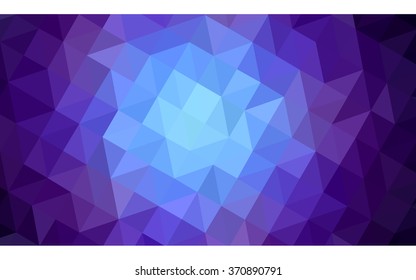 Multicolor dark pink, blue polygonal illustration, which consist of triangles. Geometric background in Origami style with gradient. Triangular design for your business.