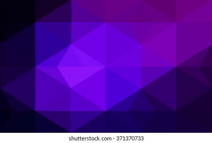 Multicolor dark pink, blue polygonal illustration, which consist of triangles. Geometric background in Origami style with gradient. Triangular design for your business.