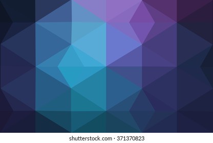 Multicolor dark pink, blue polygonal illustration, which consist of triangles. Geometric background in Origami style with gradient. Triangular design for your business.