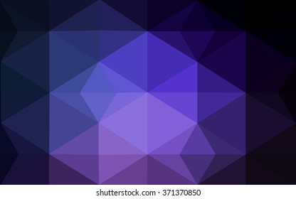 Multicolor dark pink, blue polygonal illustration, which consist of triangles. Geometric background in Origami style with gradient. Triangular design for your business.