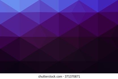 Multicolor dark pink, blue polygonal illustration, which consist of triangles. Geometric background in Origami style with gradient. Triangular design for your business.