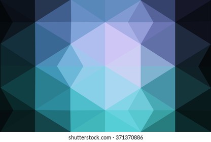 Multicolor dark pink, blue polygonal illustration, which consist of triangles. Geometric background in Origami style with gradient. Triangular design for your business.