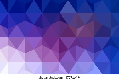Multicolor dark pink, blue polygonal illustration, which consist of triangles. Geometric background in Origami style with gradient. Triangular design for your business.