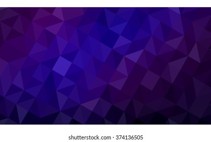 Multicolor dark pink, blue polygonal illustration, which consist of triangles. Geometric background in Origami style with gradient. Triangular design for your business.