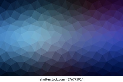 Multicolor dark pink, blue polygonal illustration, which consist of triangles. Geometric background in Origami style with gradient. Triangular design for your business.