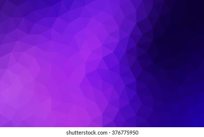 Multicolor dark pink, blue polygonal illustration, which consist of triangles. Geometric background in Origami style with gradient. Triangular design for your business.
