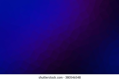 Multicolor dark pink, blue polygonal illustration, which consist of triangles. Geometric background in Origami style with gradient. Triangular design for your business.