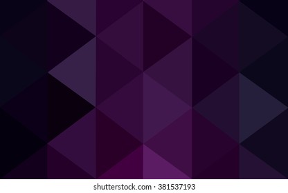 Multicolor dark pink, blue polygonal illustration, which consist of triangles. Geometric background in Origami style with gradient. Triangular design for your business.