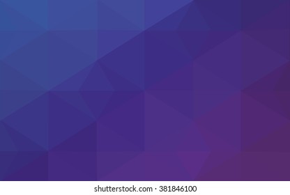 Multicolor dark pink, blue polygonal illustration, which consist of triangles. Geometric background in Origami style with gradient. Triangular design for your business.