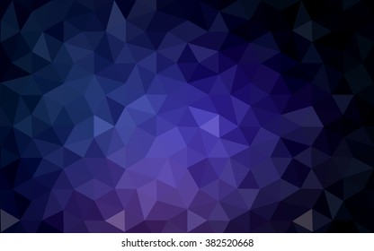 Multicolor dark pink, blue polygonal illustration, which consist of triangles. Geometric background in Origami style with gradient. Triangular design for your business.