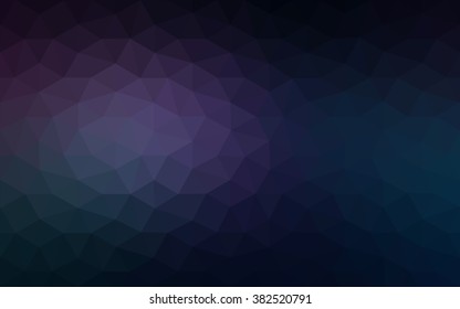Multicolor dark pink, blue polygonal illustration, which consist of triangles. Geometric background in Origami style with gradient. Triangular design for your business.