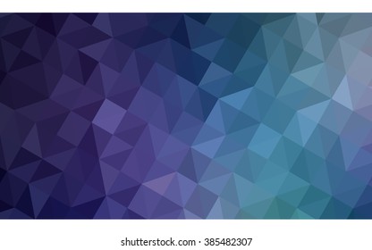 Multicolor dark pink, blue polygonal illustration, which consist of triangles. Geometric background in Origami style with gradient. Triangular design for your business.