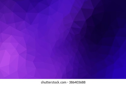 Multicolor dark pink, blue polygonal illustration, which consist of triangles. Geometric background in Origami style with gradient. Triangular design for your business.