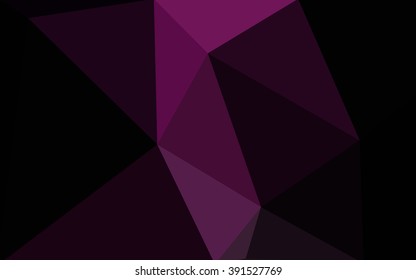 Multicolor dark pink, blue polygonal illustration, which consist of triangles. Geometric background in Origami style with gradient. Triangular design for your business.