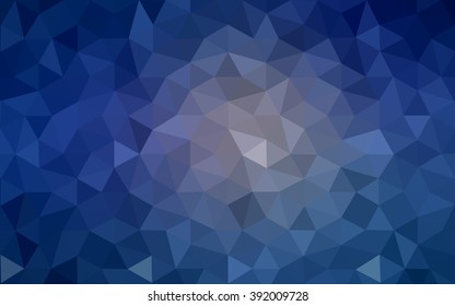 Multicolor dark pink, blue polygonal illustration, which consist of triangles. Geometric background in Origami style with gradient. Triangular design for your business.