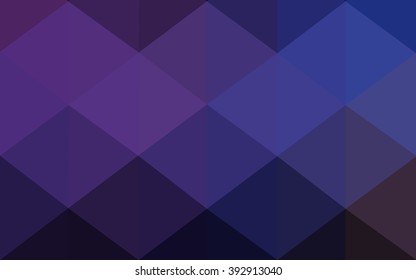Multicolor dark pink, blue polygonal illustration, which consist of triangles. Geometric background in Origami style with gradient. Triangular design for your business.