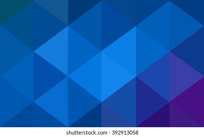 Multicolor dark pink, blue polygonal illustration, which consist of triangles. Geometric background in Origami style with gradient. Triangular design for your business.