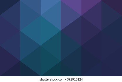 Multicolor dark pink, blue polygonal illustration, which consist of triangles. Geometric background in Origami style with gradient. Triangular design for your business.