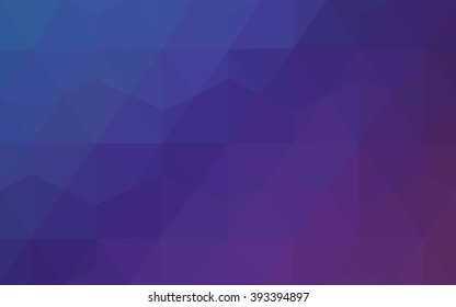 Multicolor dark pink, blue polygonal illustration, which consist of triangles. Geometric background in Origami style with gradient. Triangular design for your business.