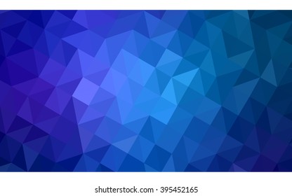 Multicolor dark pink, blue polygonal illustration, which consist of triangles. Geometric background in Origami style with gradient. Triangular design for your business.