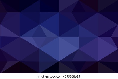 Multicolor dark pink, blue polygonal illustration, which consist of triangles. Geometric background in Origami style with gradient. Triangular design for your business.