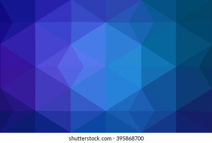 Multicolor dark pink, blue polygonal illustration, which consist of triangles. Geometric background in Origami style with gradient. Triangular design for your business.