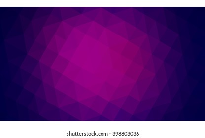 Multicolor dark pink, blue polygonal illustration, which consist of triangles. Geometric background in Origami style with gradient. Triangular design for your business.