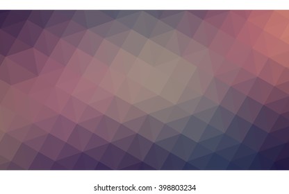 Multicolor dark pink, blue polygonal illustration, which consist of triangles. Geometric background in Origami style with gradient. Triangular design for your business.