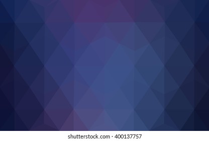 Multicolor dark pink, blue polygonal illustration, which consist of triangles. Geometric background in Origami style with gradient. Triangular design for your business.