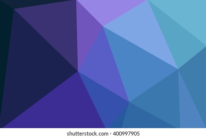 Multicolor dark pink, blue polygonal illustration, which consist of triangles. Geometric background in Origami style with gradient. Triangular design for your business.