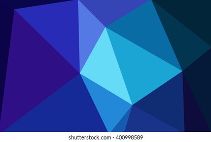 Multicolor dark pink, blue polygonal illustration, which consist of triangles. Geometric background in Origami style with gradient. Triangular design for your business.