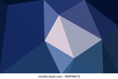 Multicolor dark pink, blue polygonal illustration, which consist of triangles. Geometric background in Origami style with gradient. Triangular design for your business.